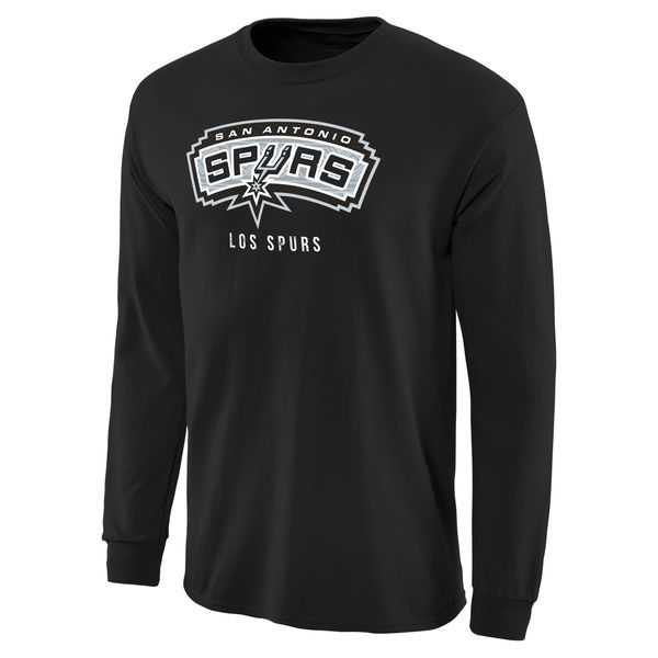 San Antonio Spurs Noches Enebea Long Sleeve WEM T-Shirt - Black,We sell and wholesale San Antonio Spurs Noches Enebea Long Sleeve WEM T-Shirt - Black on line form chian!